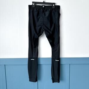 Thousand Miles Mens SMALL Swift Running Pants Tight Black Reflective Pockets